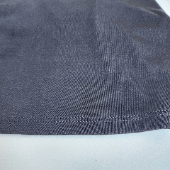 Pacific Beach Black Stretch Mini Pleated Swimwear Skirt Cover-Up Front Slit XL - Picture 8 of 8